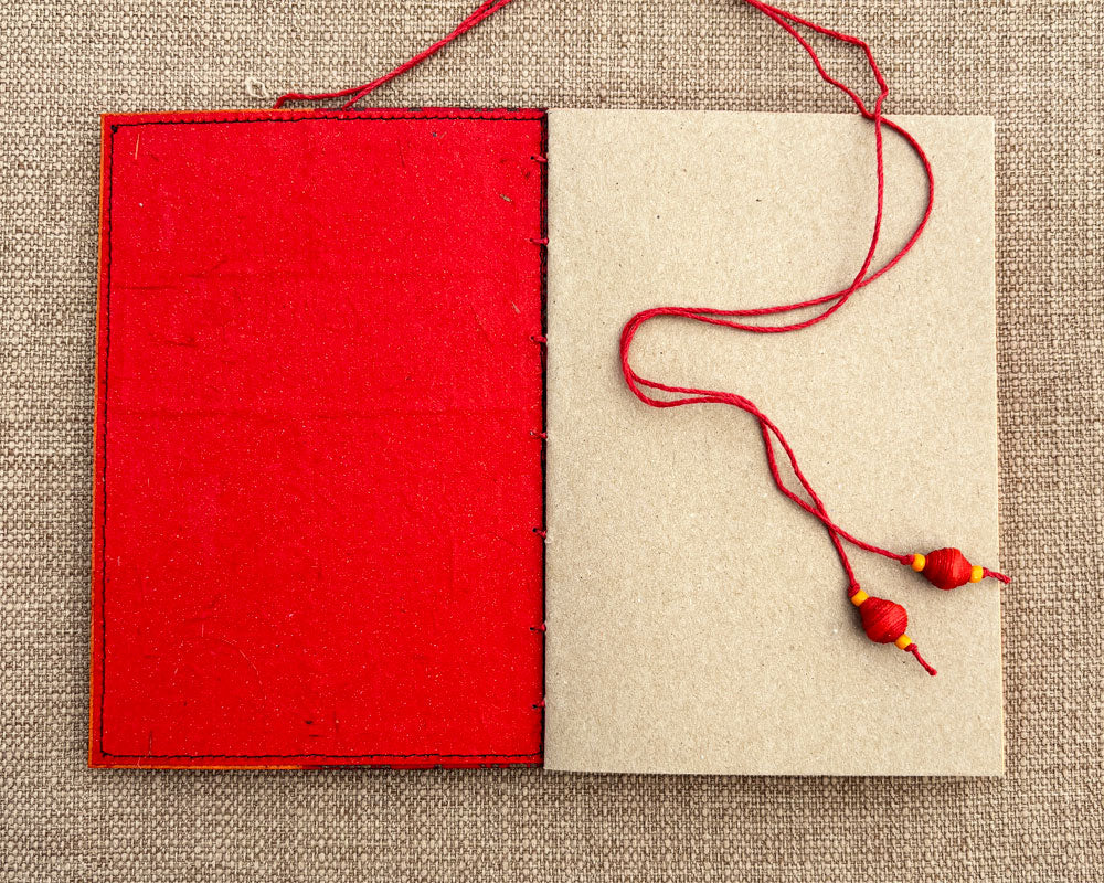 Little Book of Memories Journal Red Orange