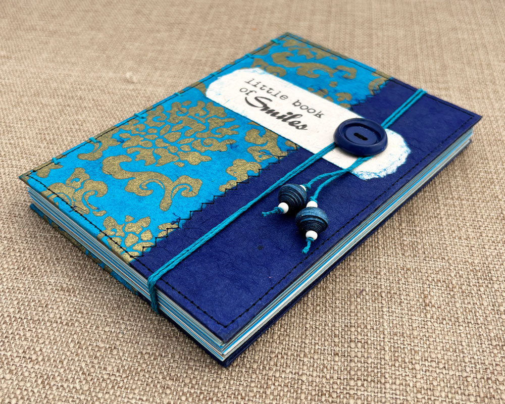 Little Book of Smiles Journal Blue