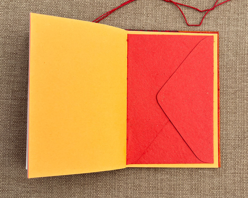 Little Book of Smiles Journal Red Orange