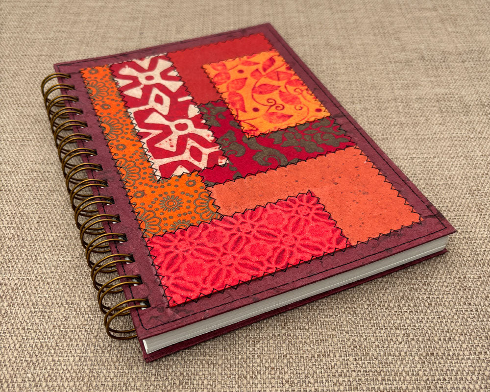 Fancy A5 Notebook Red B