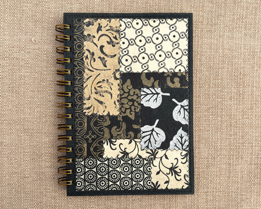 Fancy A5 Notebook Black E
