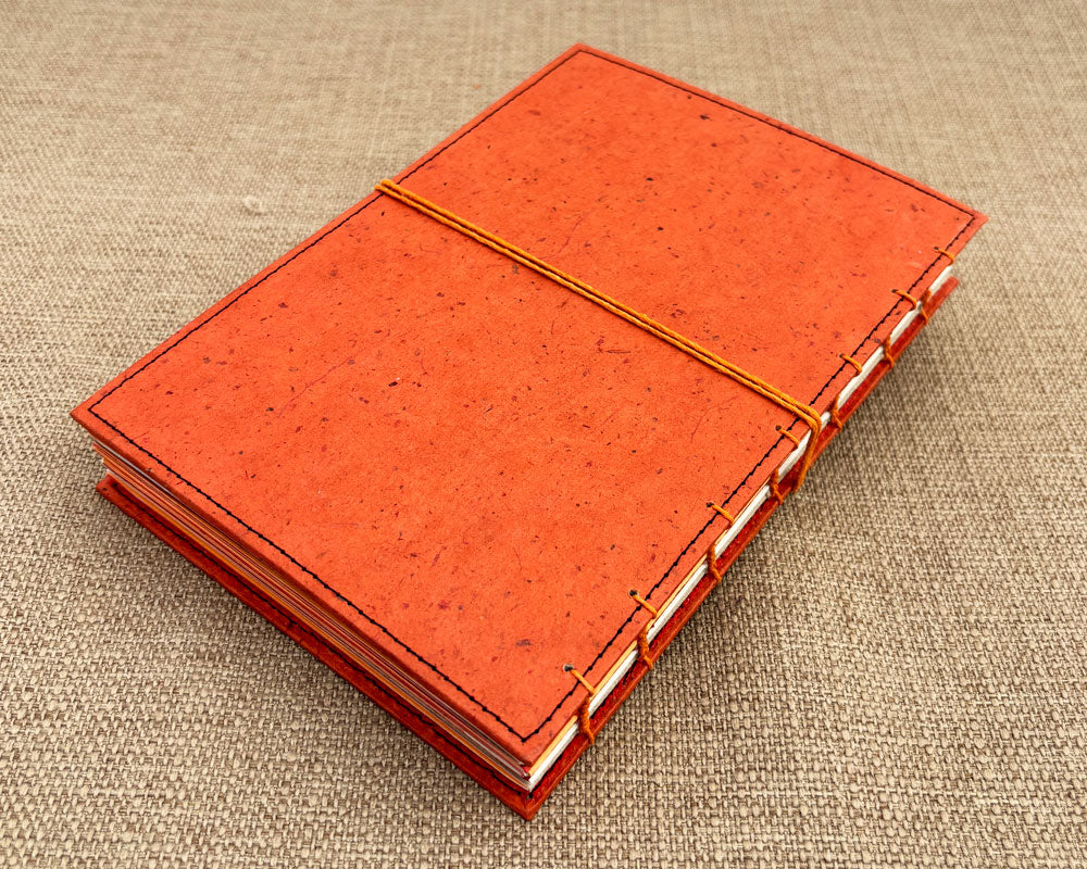 5x7 Keepsake Journal Red Orange
