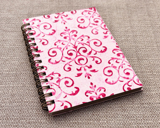 Small embossed notebook Pale Pink Royale
