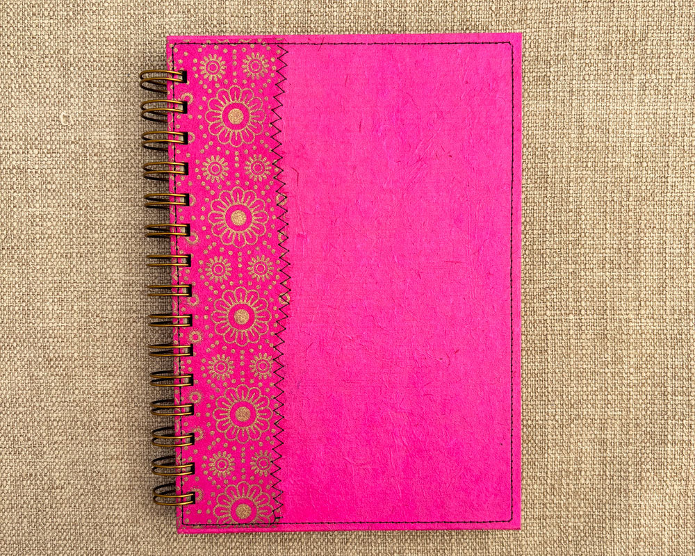 A5 Notebook Pink Daisy