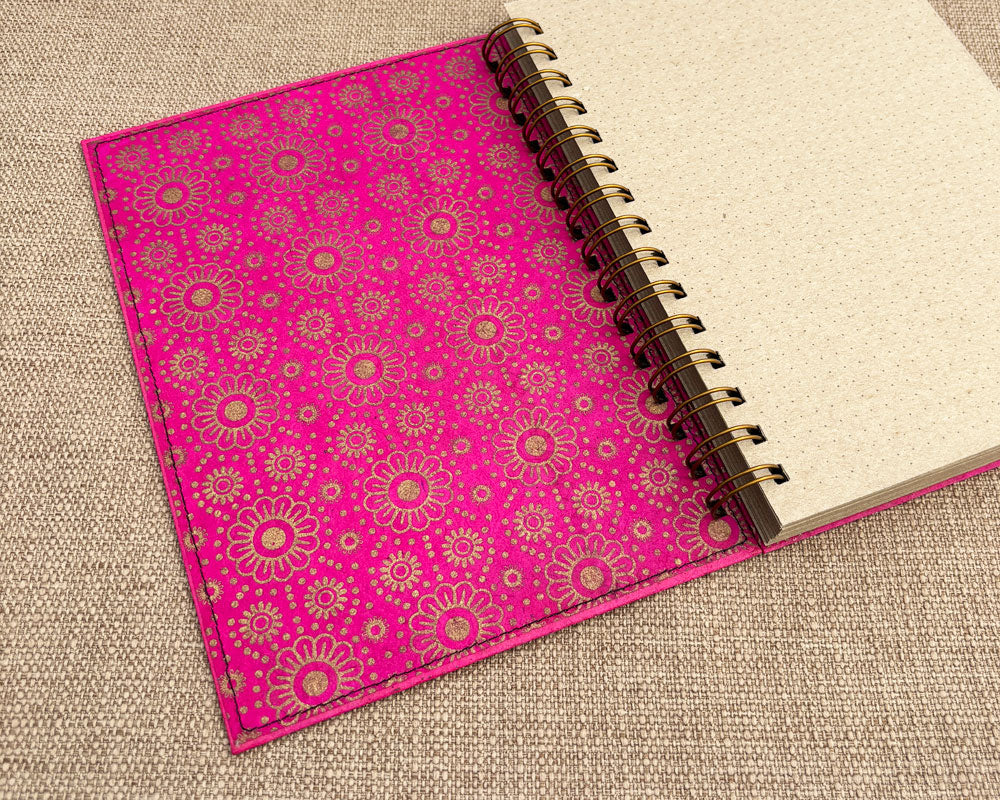 A5 Notebook Pink Daisy