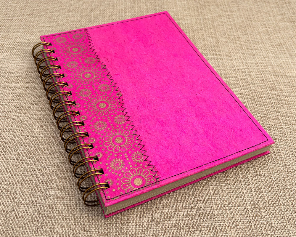 A5 Notebook Pink Daisy