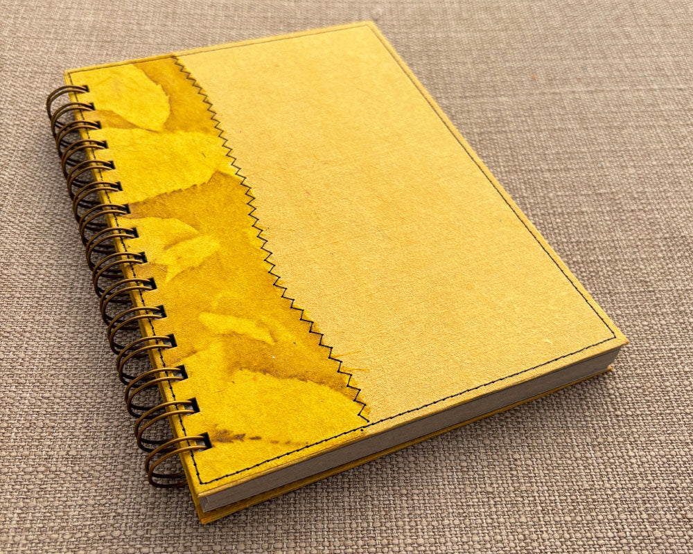 A5 Notebook Yellow Leaf