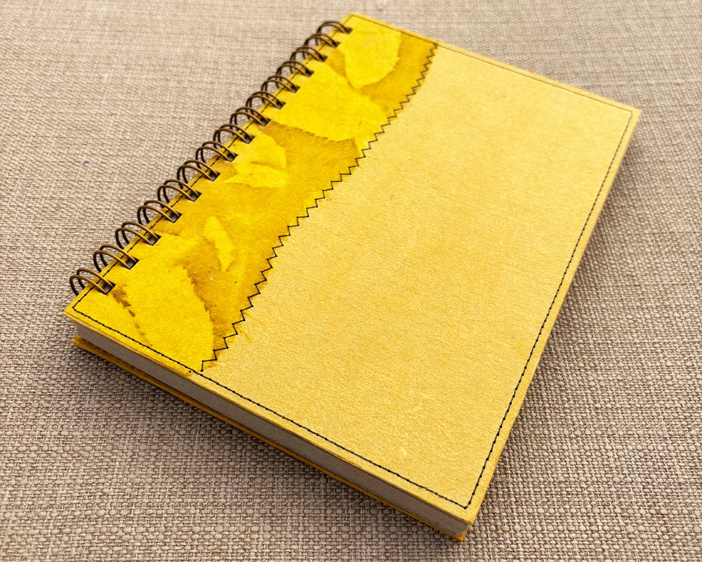 A5 Notebook Yellow Leaf