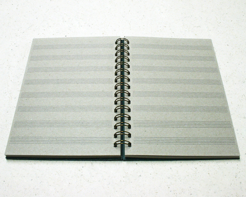 A5 Music Notebook Black
