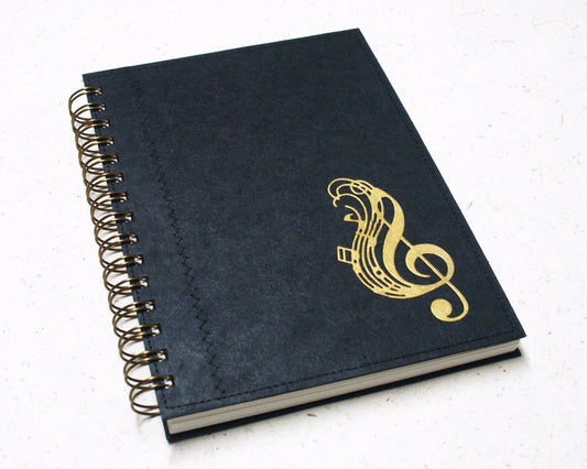 A5 Music Notebook Black