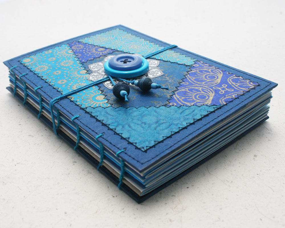 5x7 Memory Journal Blue