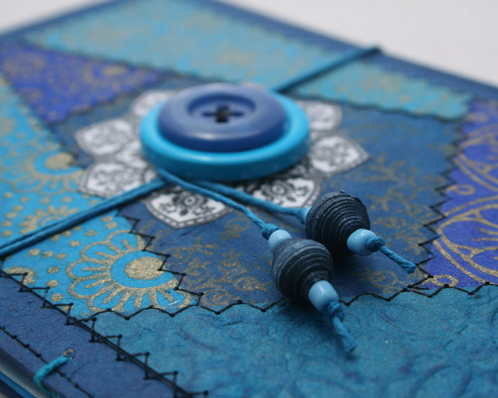 5x7 Memory Journal Blue