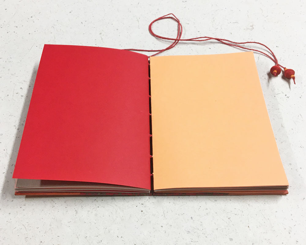 Little Book of Memories Journal Red Orange
