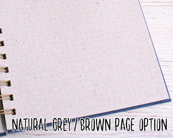 A5 Notebook Blue Floral
