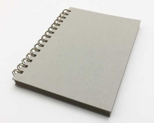 Naked Notebook A5 Dot Grid Grey Pages