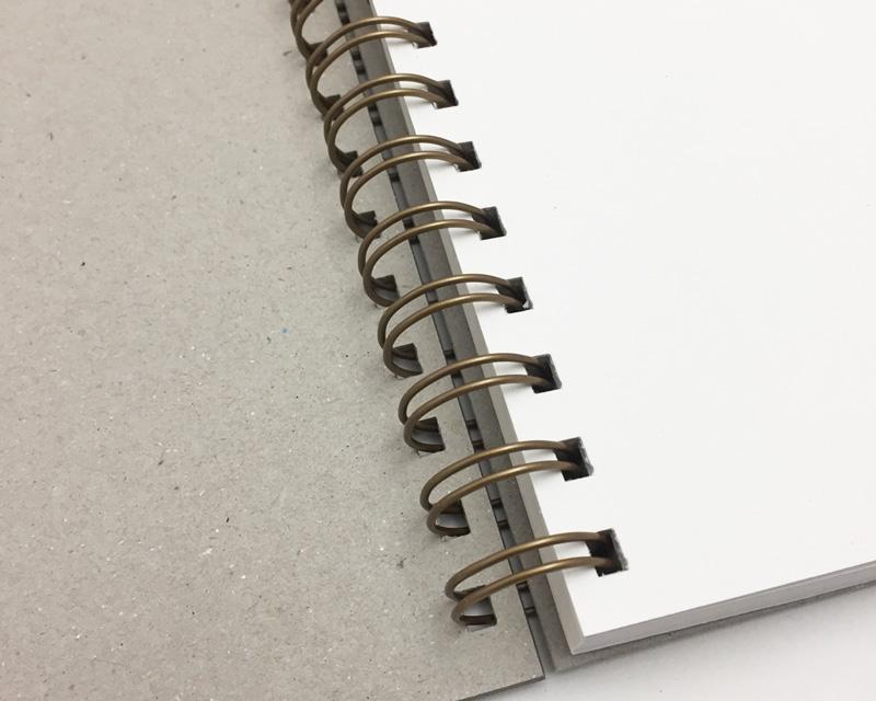Naked Notebook A5 Blank White Pages