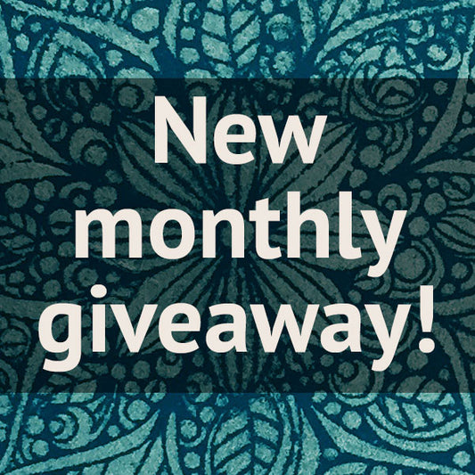 New Monthly Giveaway!