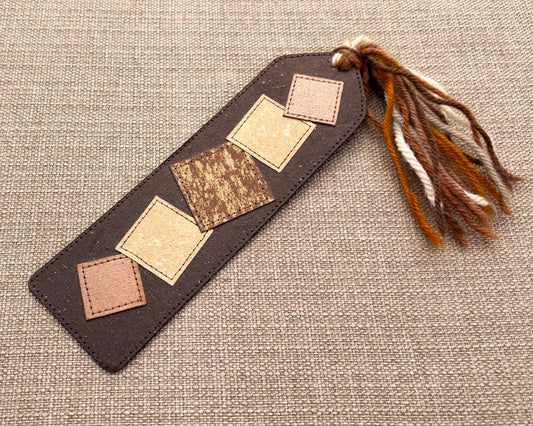 Bookmark Brown Squares A