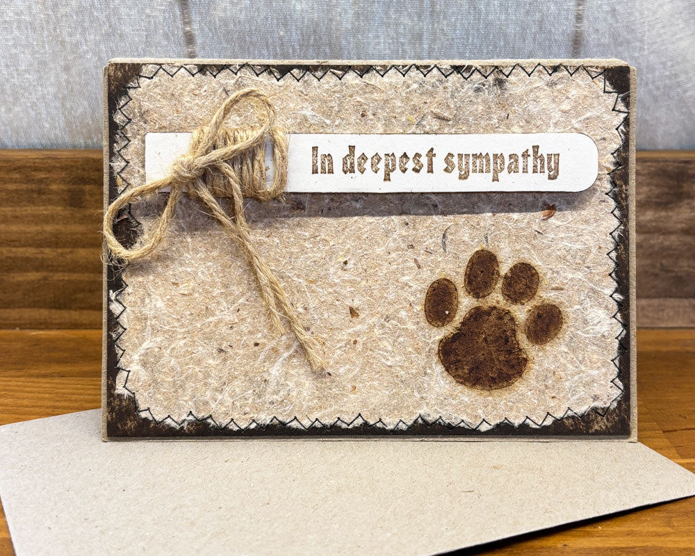 Reusable Greeting Card - Dog Sympathy