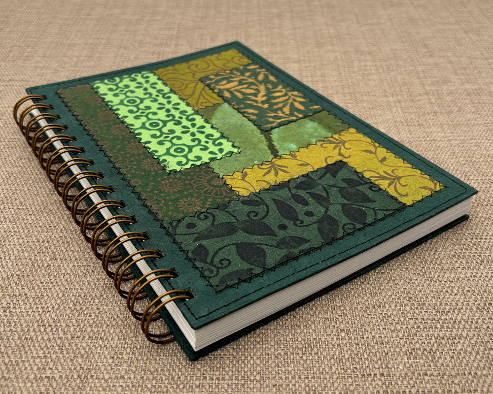 Fancy A5 Notebook Green B