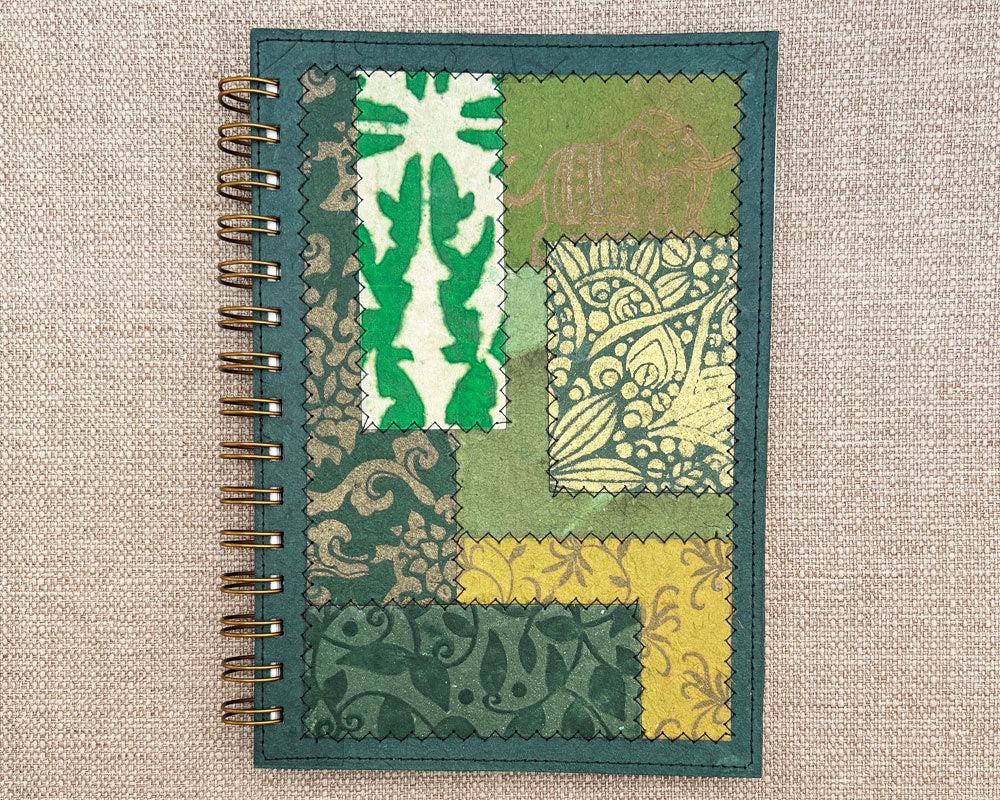 Fancy A5 Notebook Green B