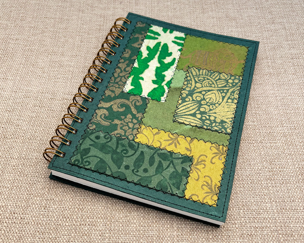 Fancy A5 Notebook Green B