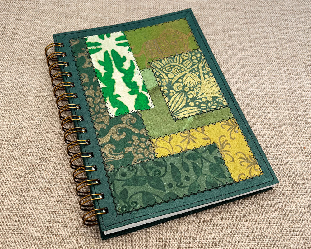 Fancy A5 Notebook Green B