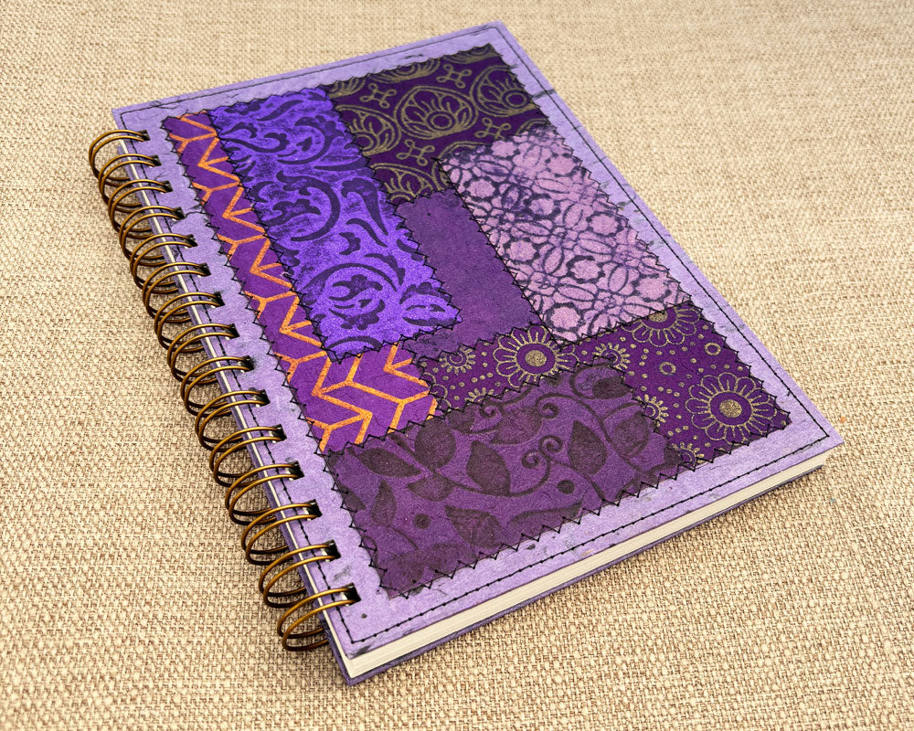 Fancy A5 Notebook Purple C