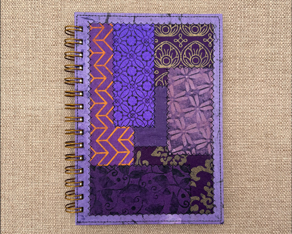 Fancy A5 Notebook Purple B