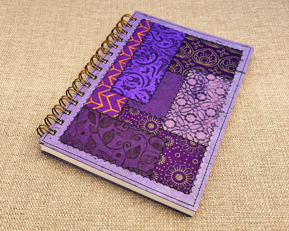 Fancy A5 Notebook Purple C