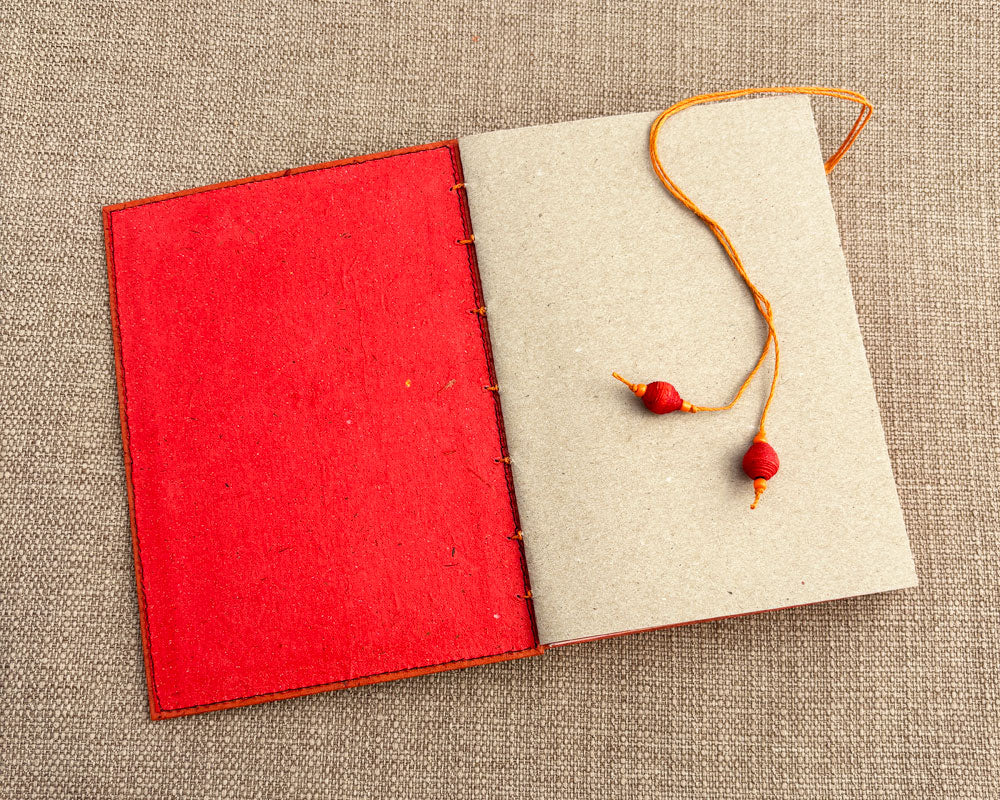 5x7 Keepsake Journal Red Orange