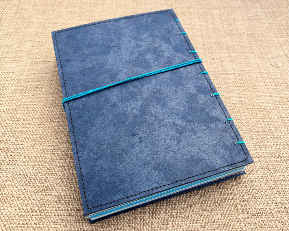 5x7 Memory Journal Blue