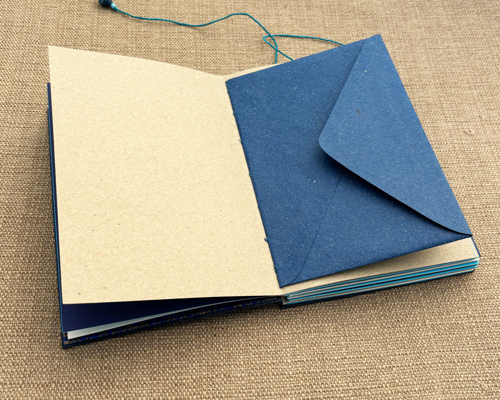 5x7 Memory Journal Blue