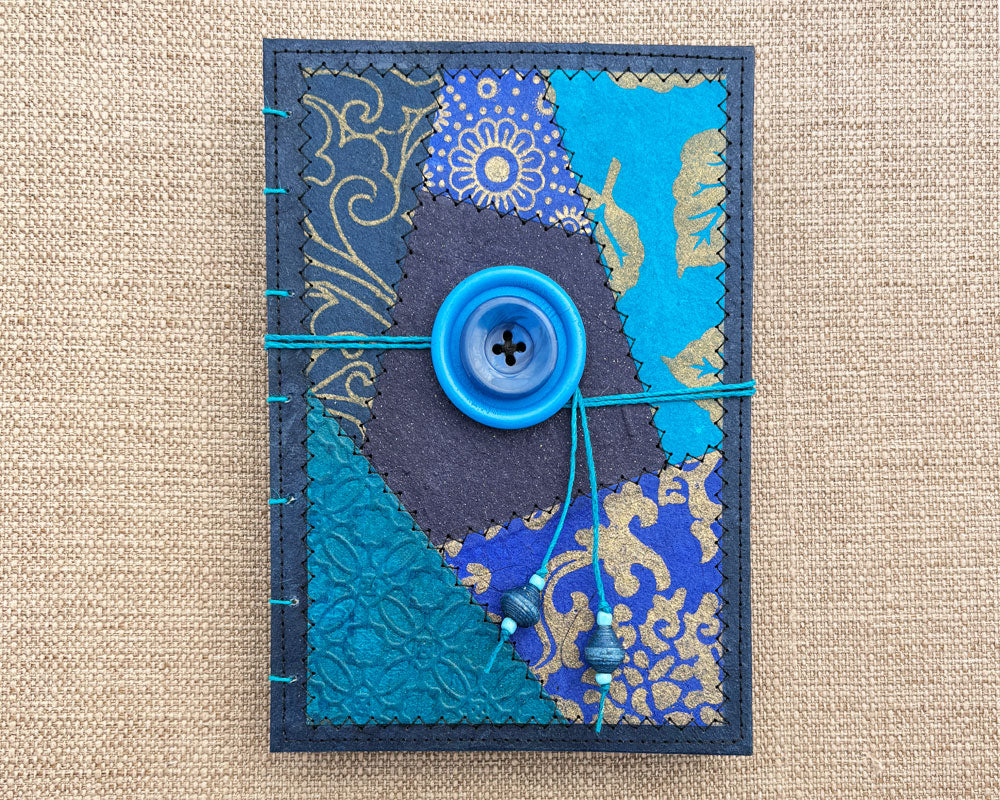 5x7 Memory Journal Blue