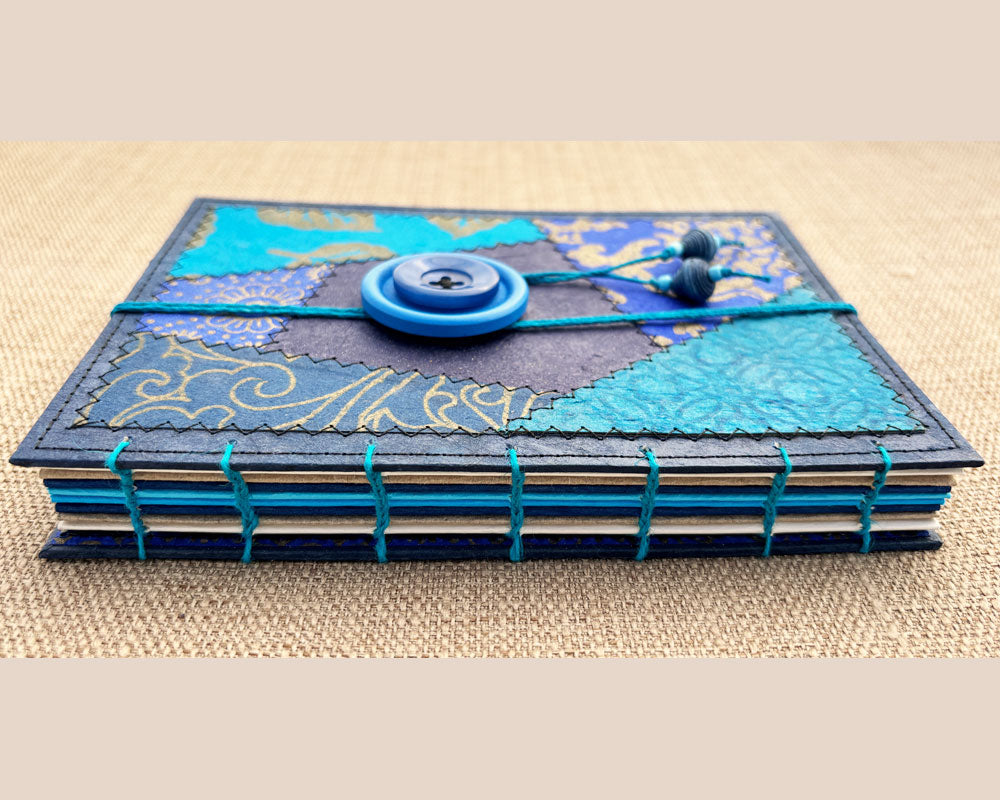 5x7 Memory Journal Blue