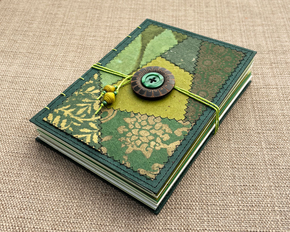 5x7 Keepsake Journal Green