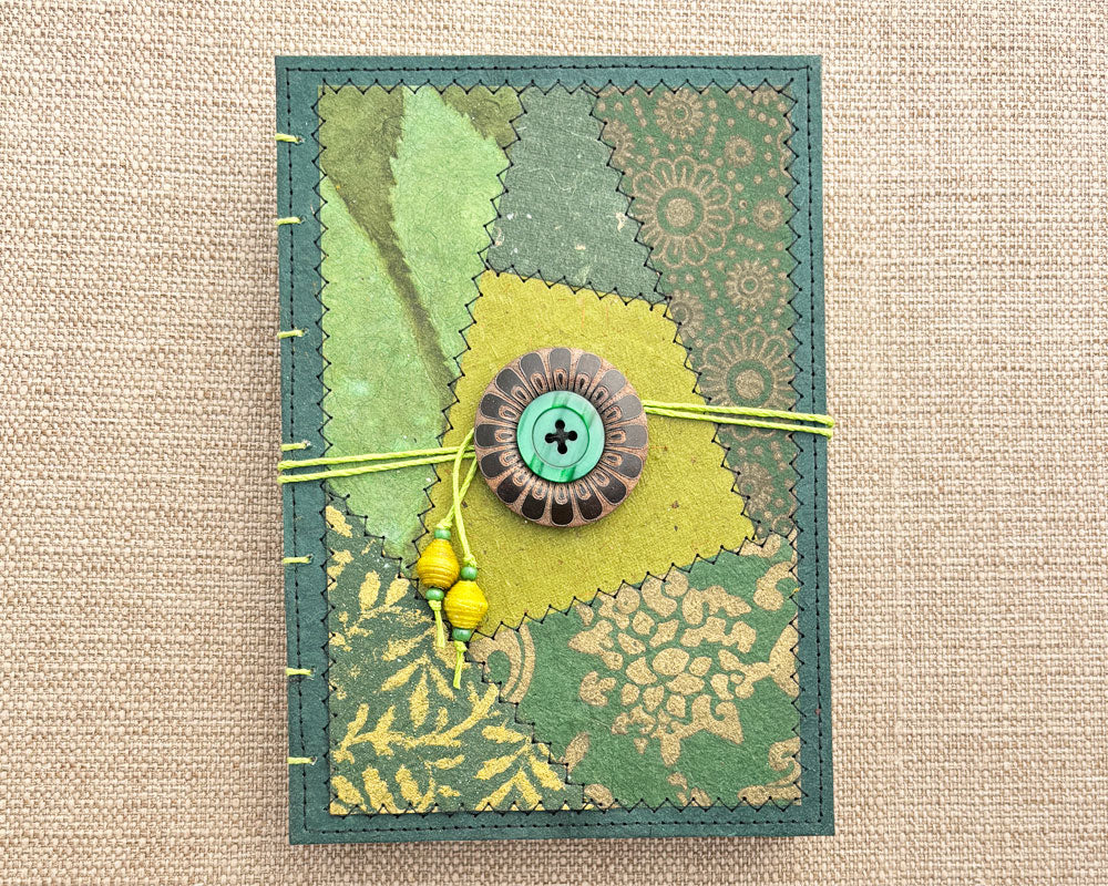 5x7 Keepsake Journal Green