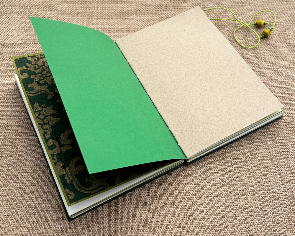 5x7 Keepsake Journal Green