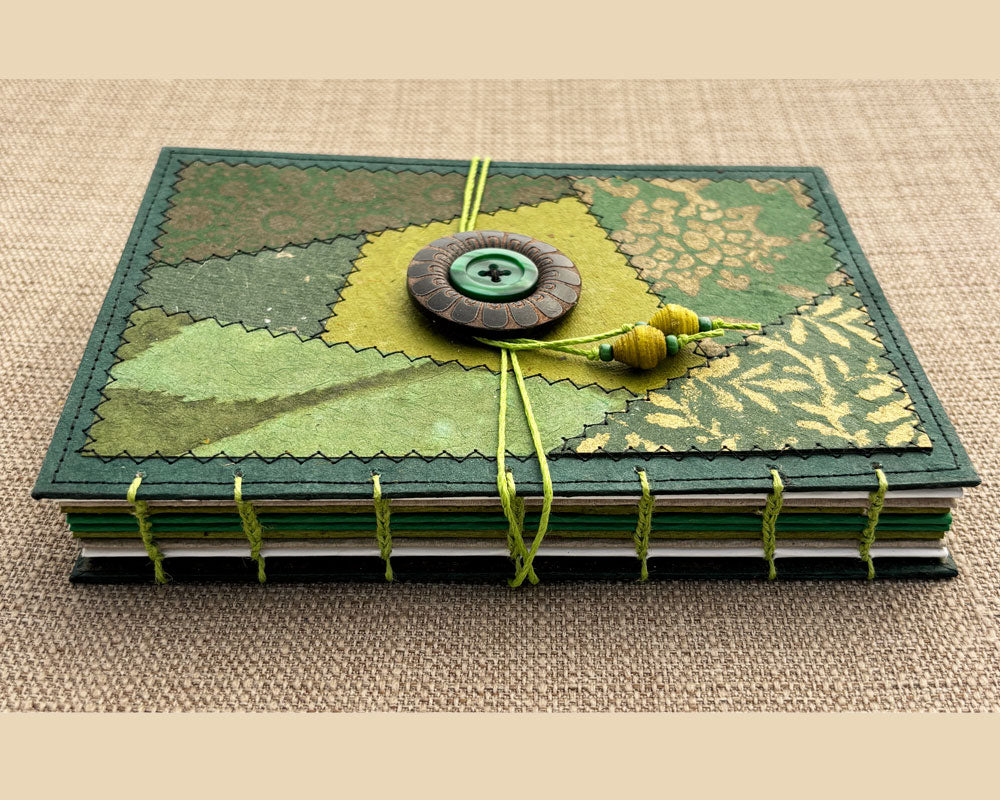 5x7 Keepsake Journal Green