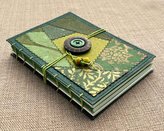 5x7 Keepsake Journal Green