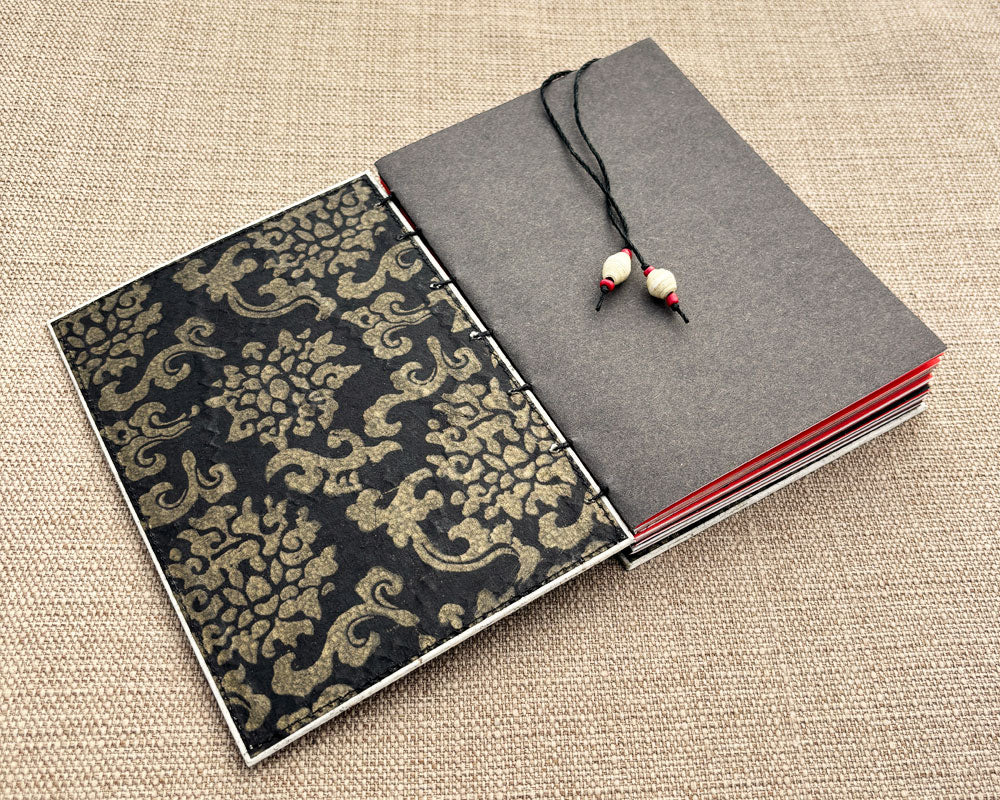 5x7 Keepsake Journal Red & Black