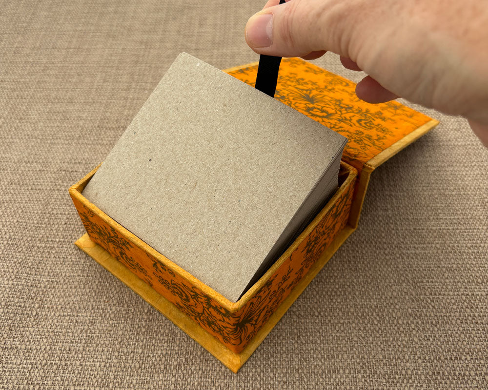 Note box Yellow Floral