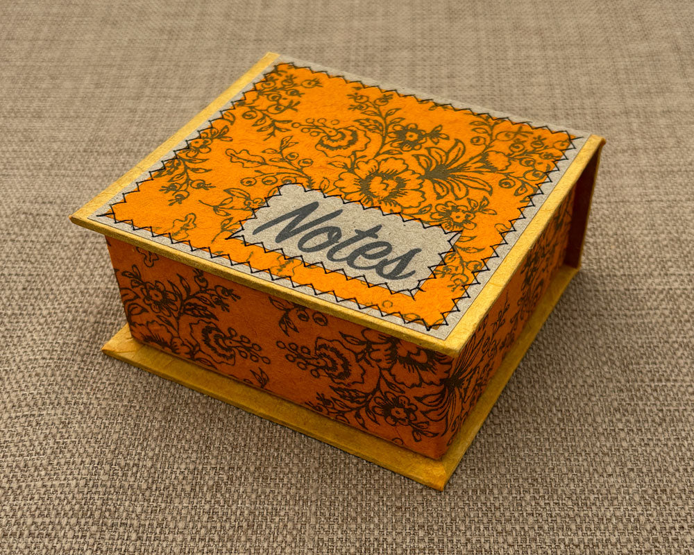 Note box Yellow Floral