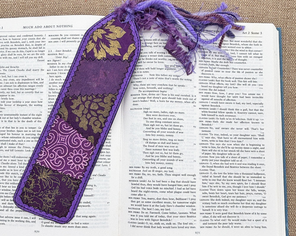 Purple Bookmark 3