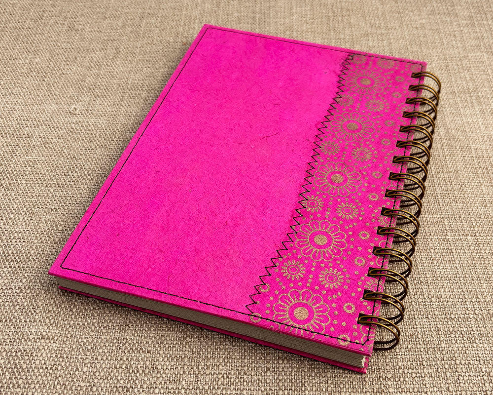 A5 Notebook Pink Daisy