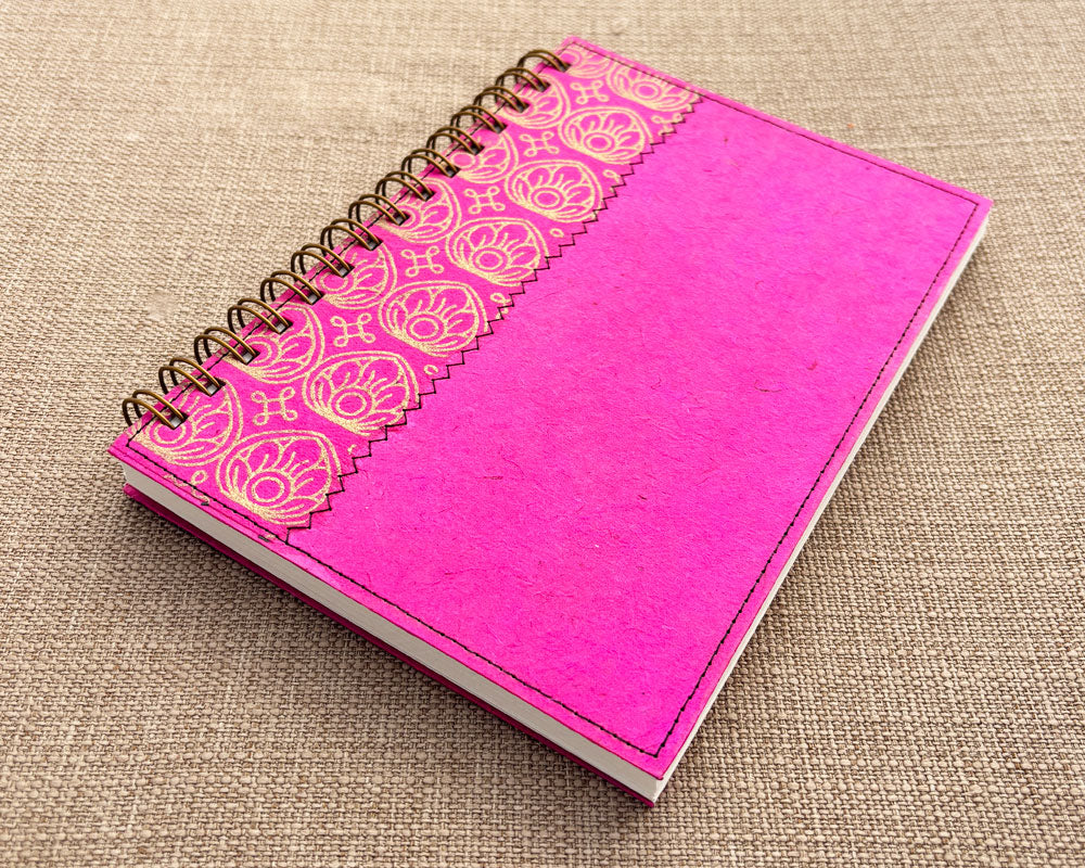 A5 Notebook Pink Lotus