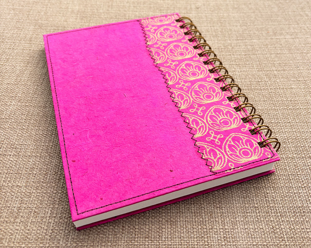 A5 Notebook Pink Lotus