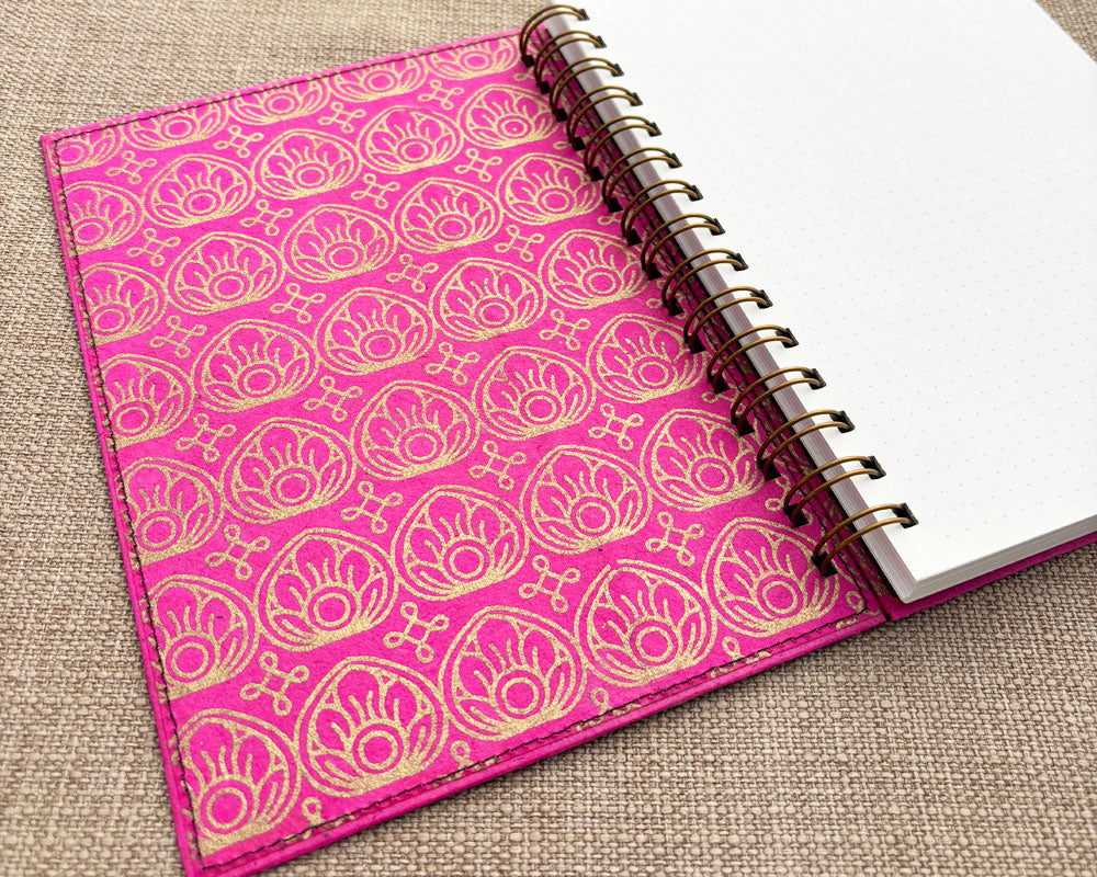 A5 Notebook Pink Lotus