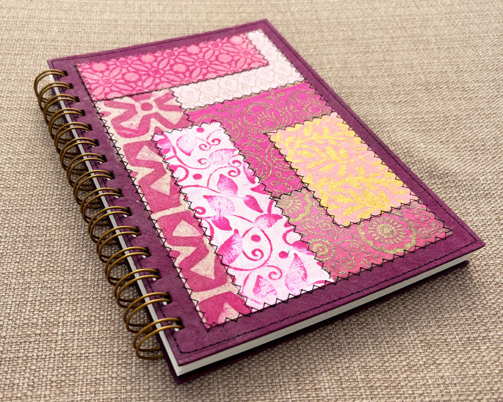 Fancy A5 Notebook Pink