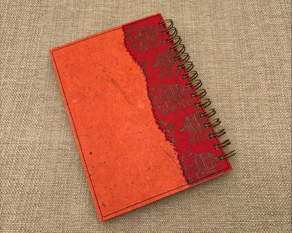 A5 Notebook Red Elephant